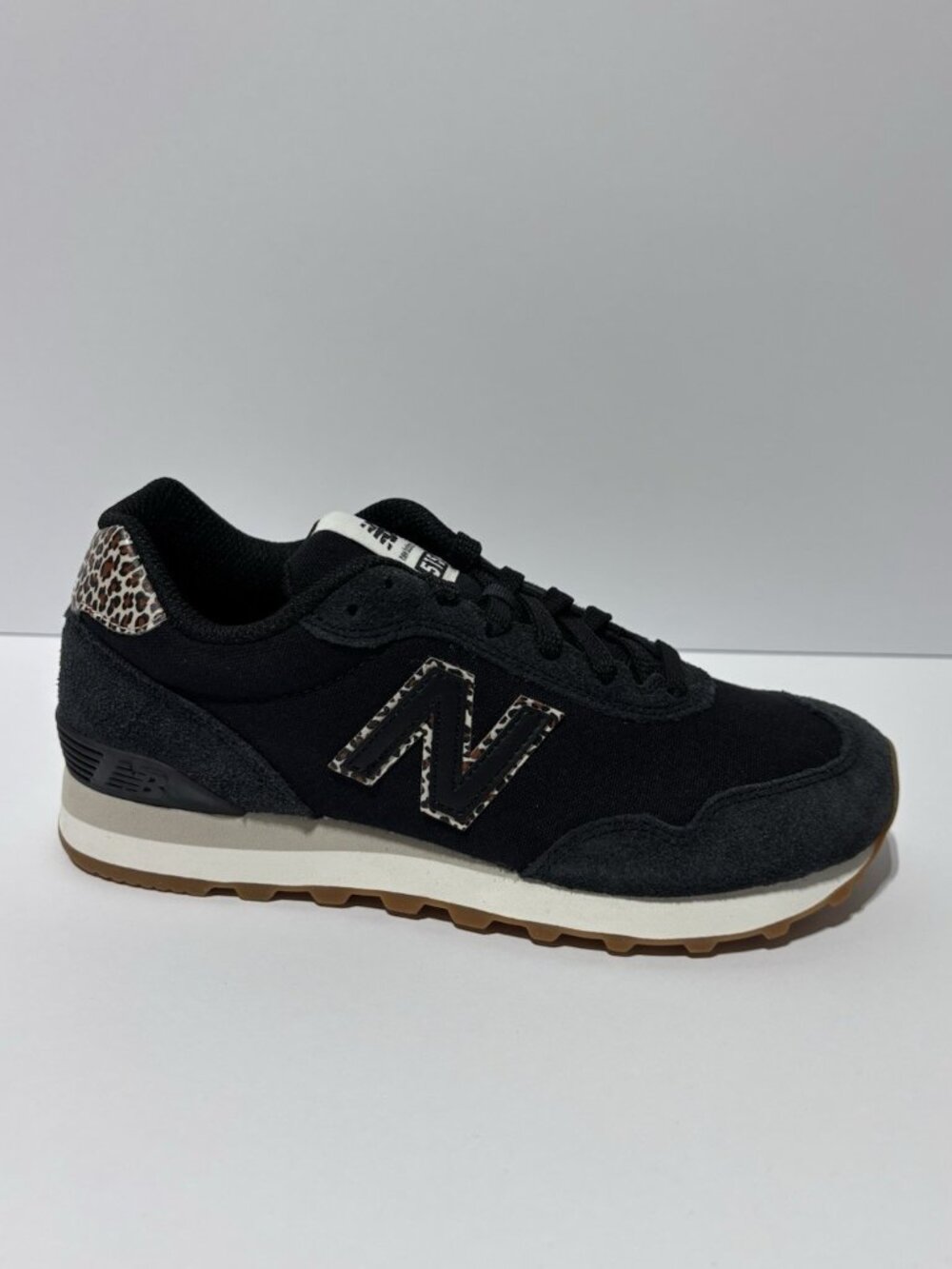 New Balance Women’s 515 V3 Black Leopard Sneakers, Size 6 M